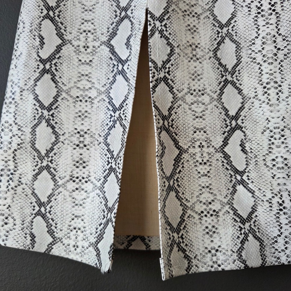 Princess Polly Samira Snake Print Faux Leather Mini Skirt‎ Party Clubwear Size 2 - Picture 3 of 8